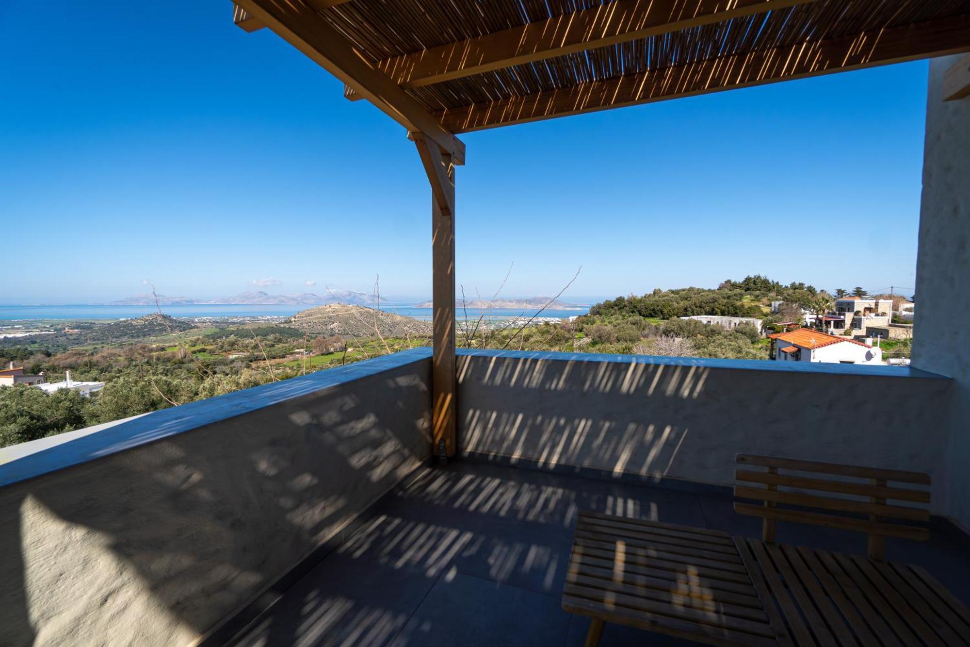 Villa Rosa - Luxury Villas With Panoramic Views Lagoudi Zia Bagian luar foto