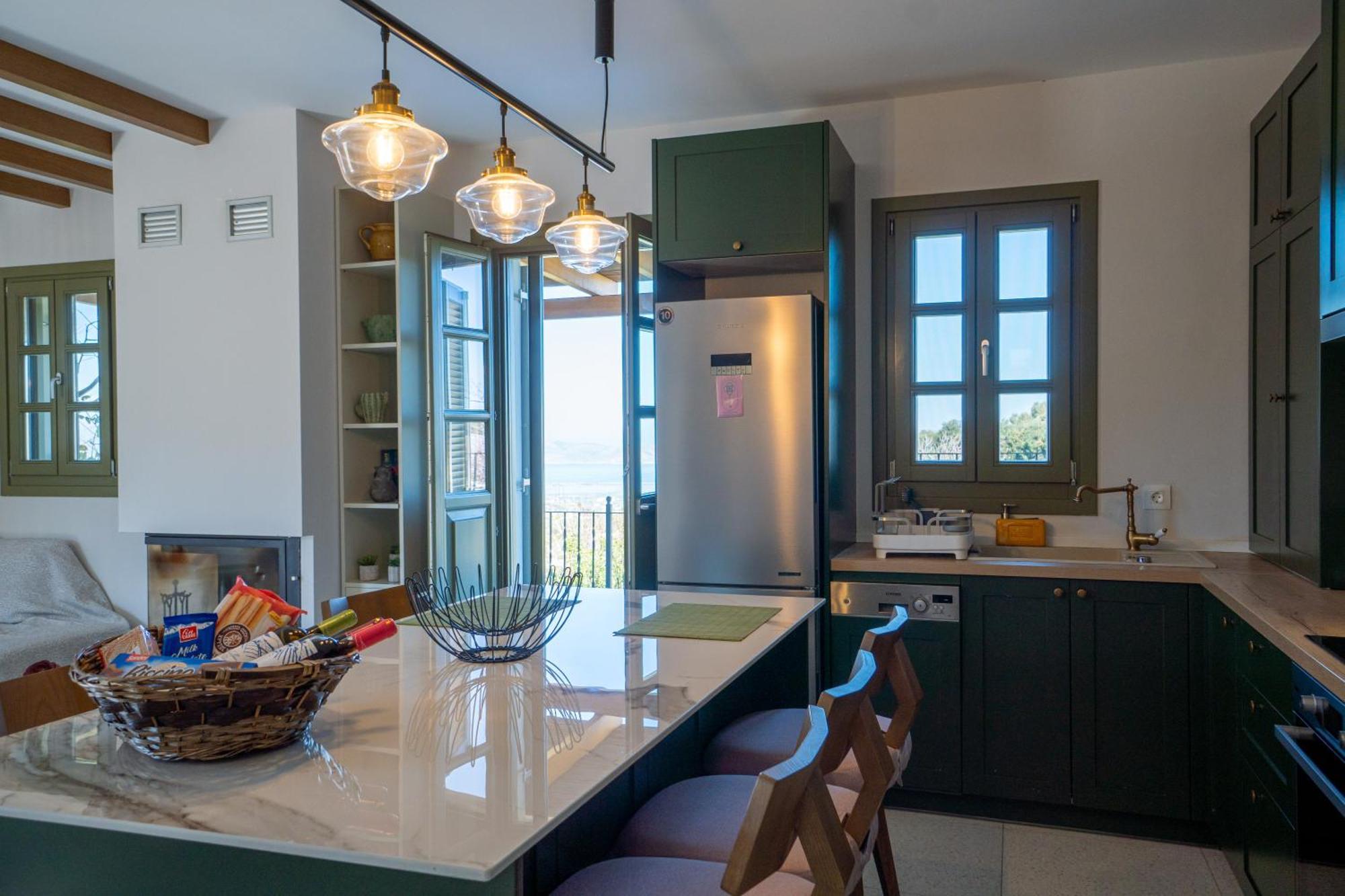 Villa Rosa - Luxury Villas With Panoramic Views Lagoudi Zia Bagian luar foto