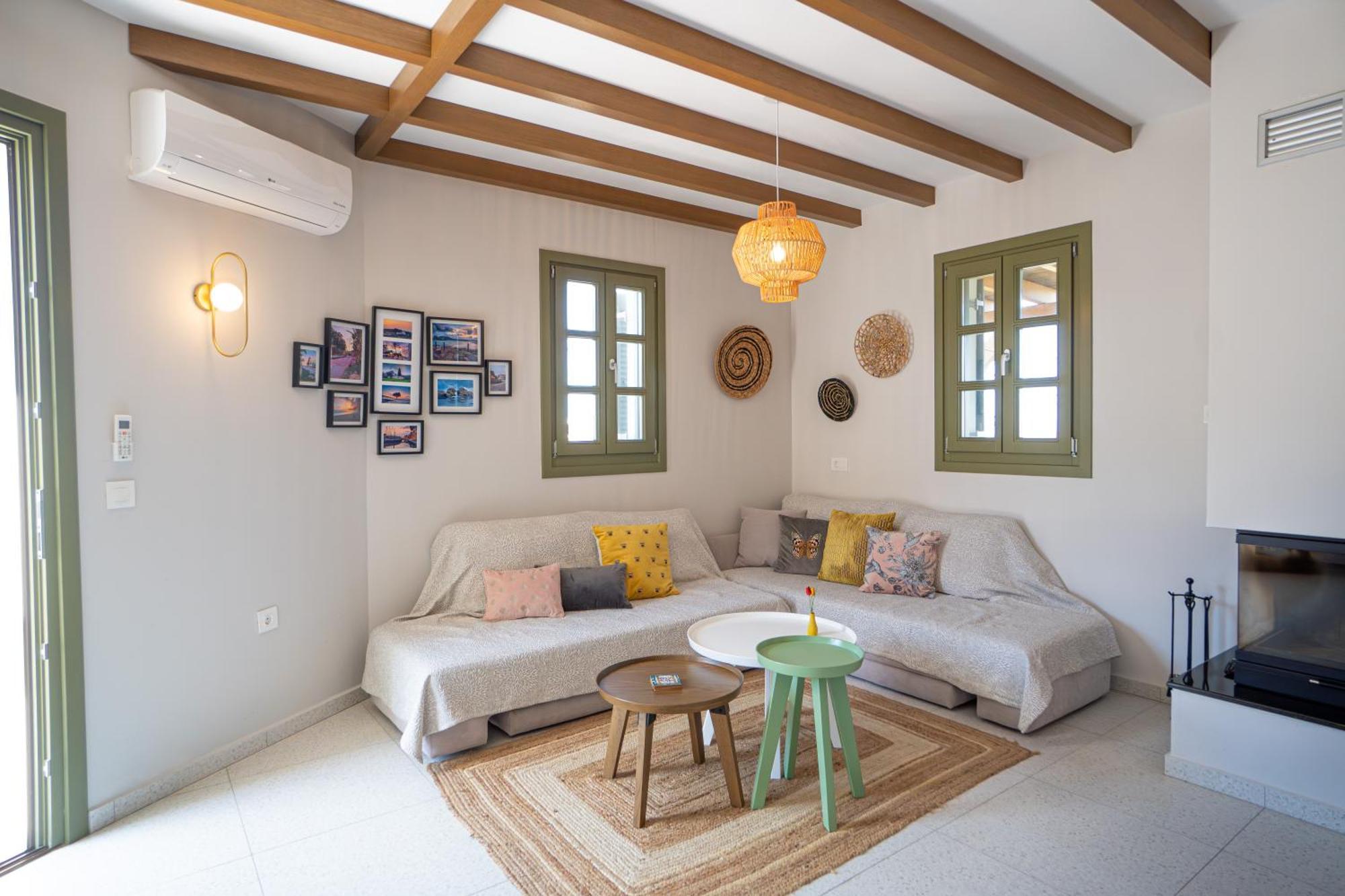 Villa Rosa - Luxury Villas With Panoramic Views Lagoudi Zia Bagian luar foto