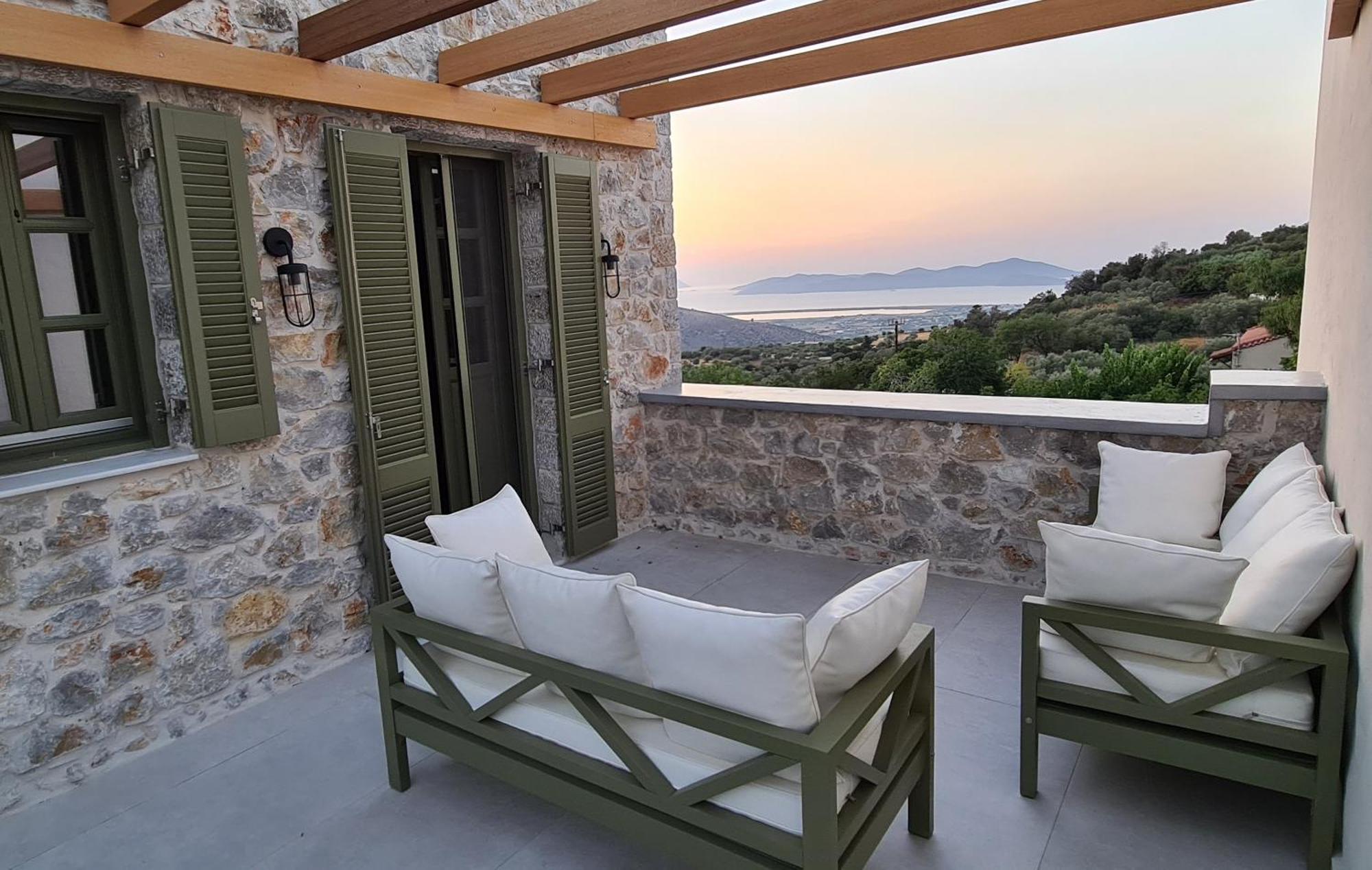 Villa Rosa - Luxury Villas With Panoramic Views Lagoudi Zia Bagian luar foto