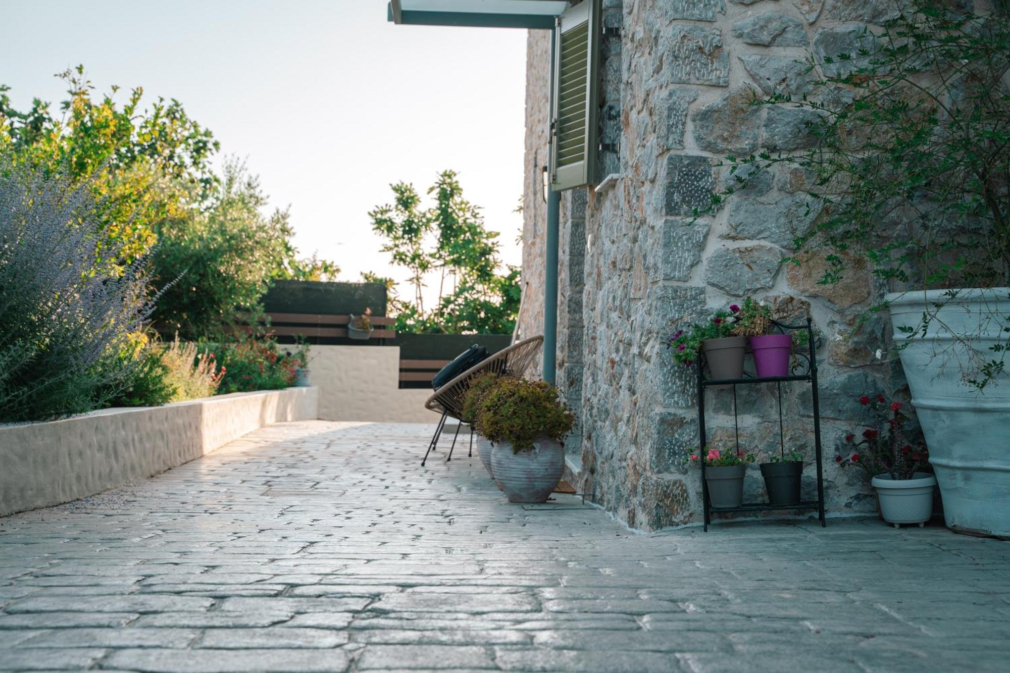 Villa Rosa - Luxury Villas With Panoramic Views Lagoudi Zia Bagian luar foto