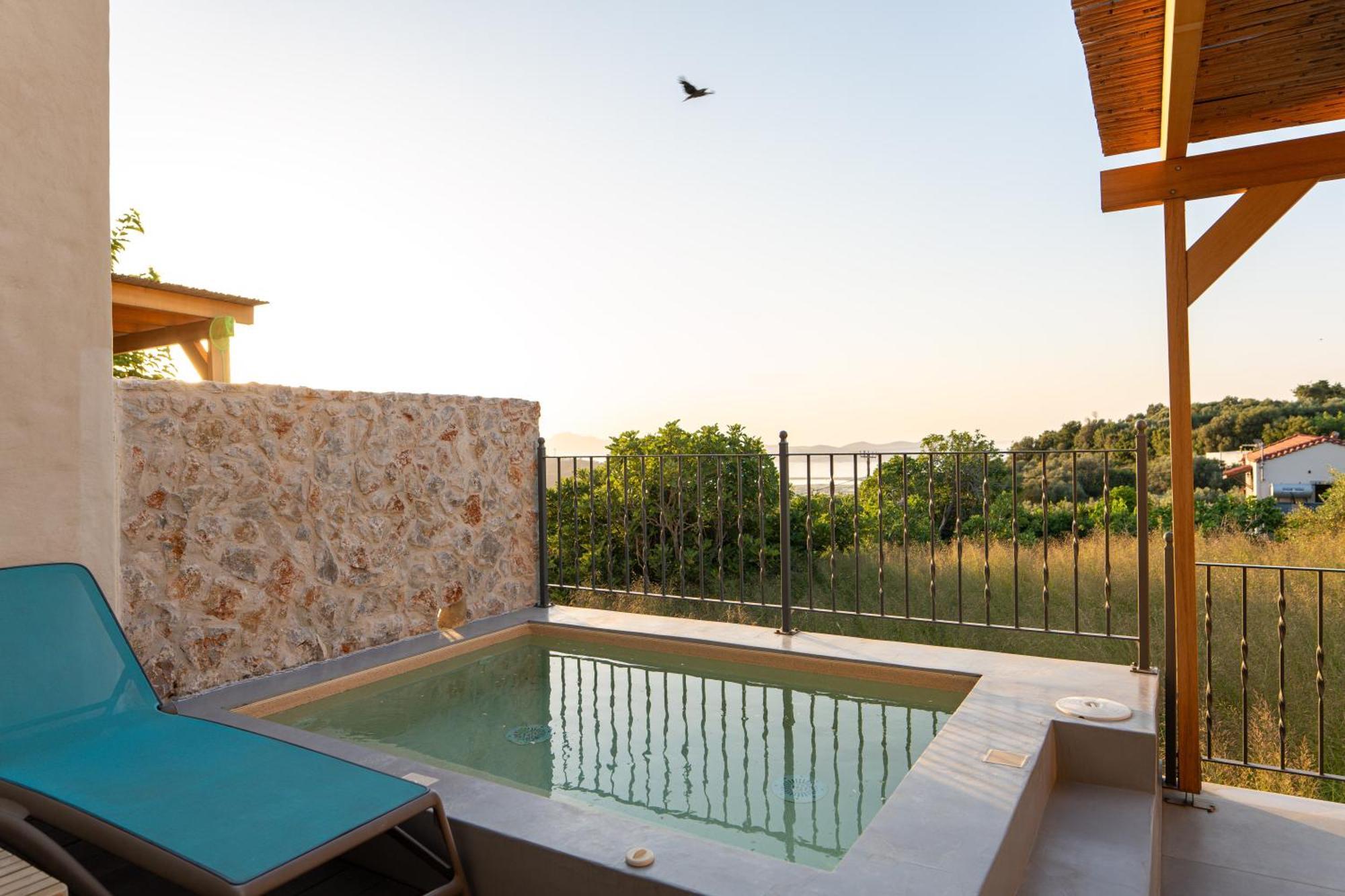 Villa Rosa - Luxury Villas With Panoramic Views Lagoudi Zia Bagian luar foto