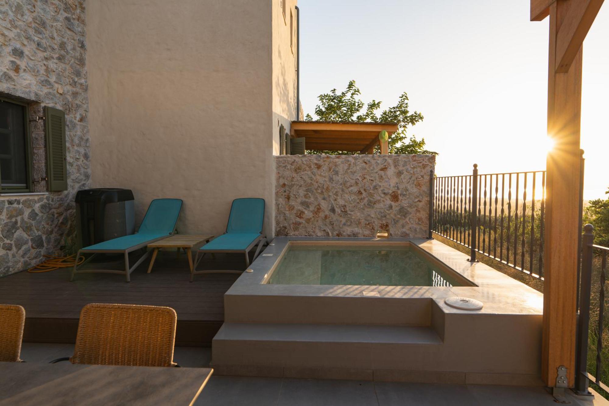 Villa Rosa - Luxury Villas With Panoramic Views Lagoudi Zia Bagian luar foto