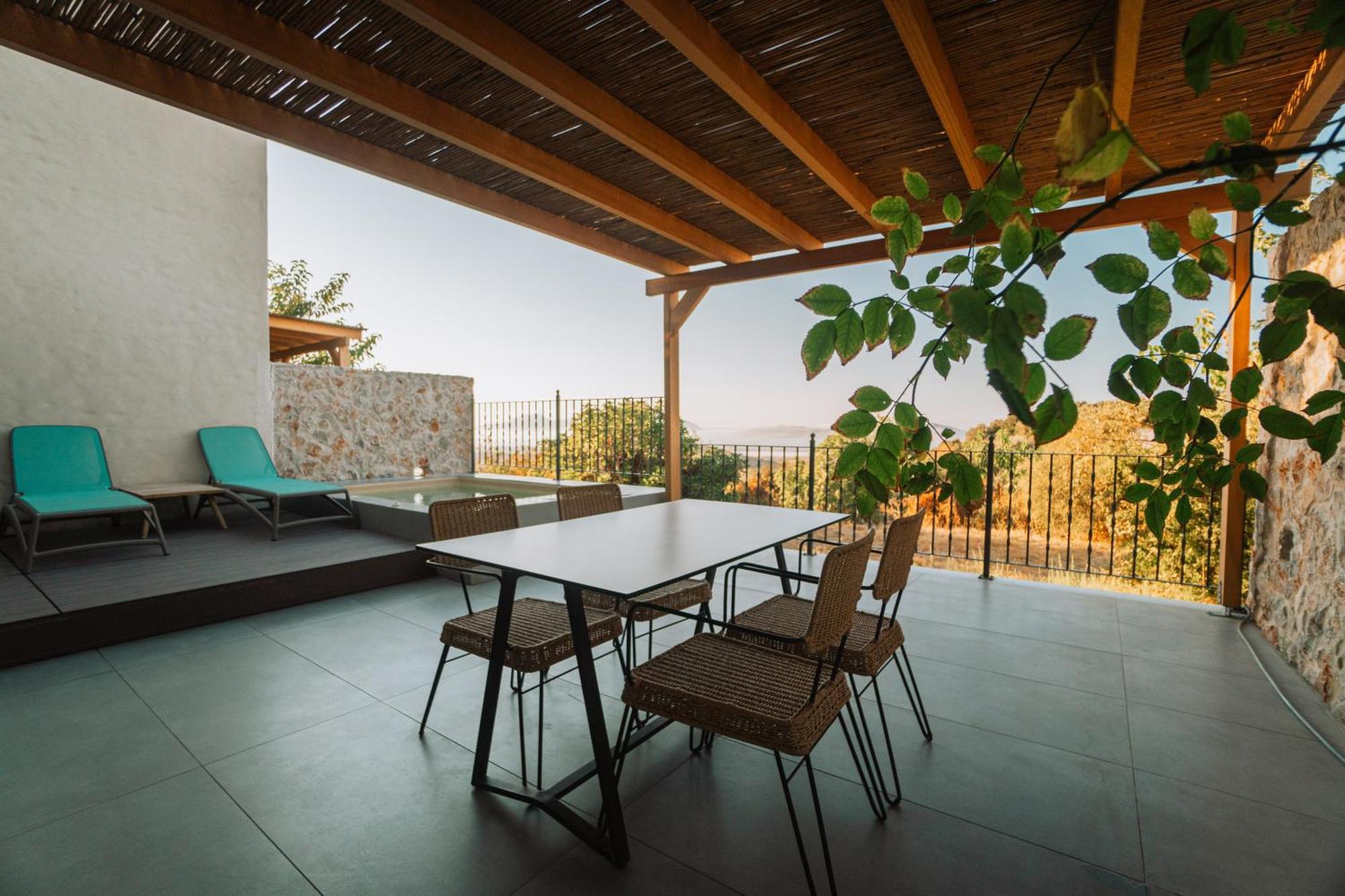 Villa Rosa - Luxury Villas With Panoramic Views Lagoudi Zia Bagian luar foto