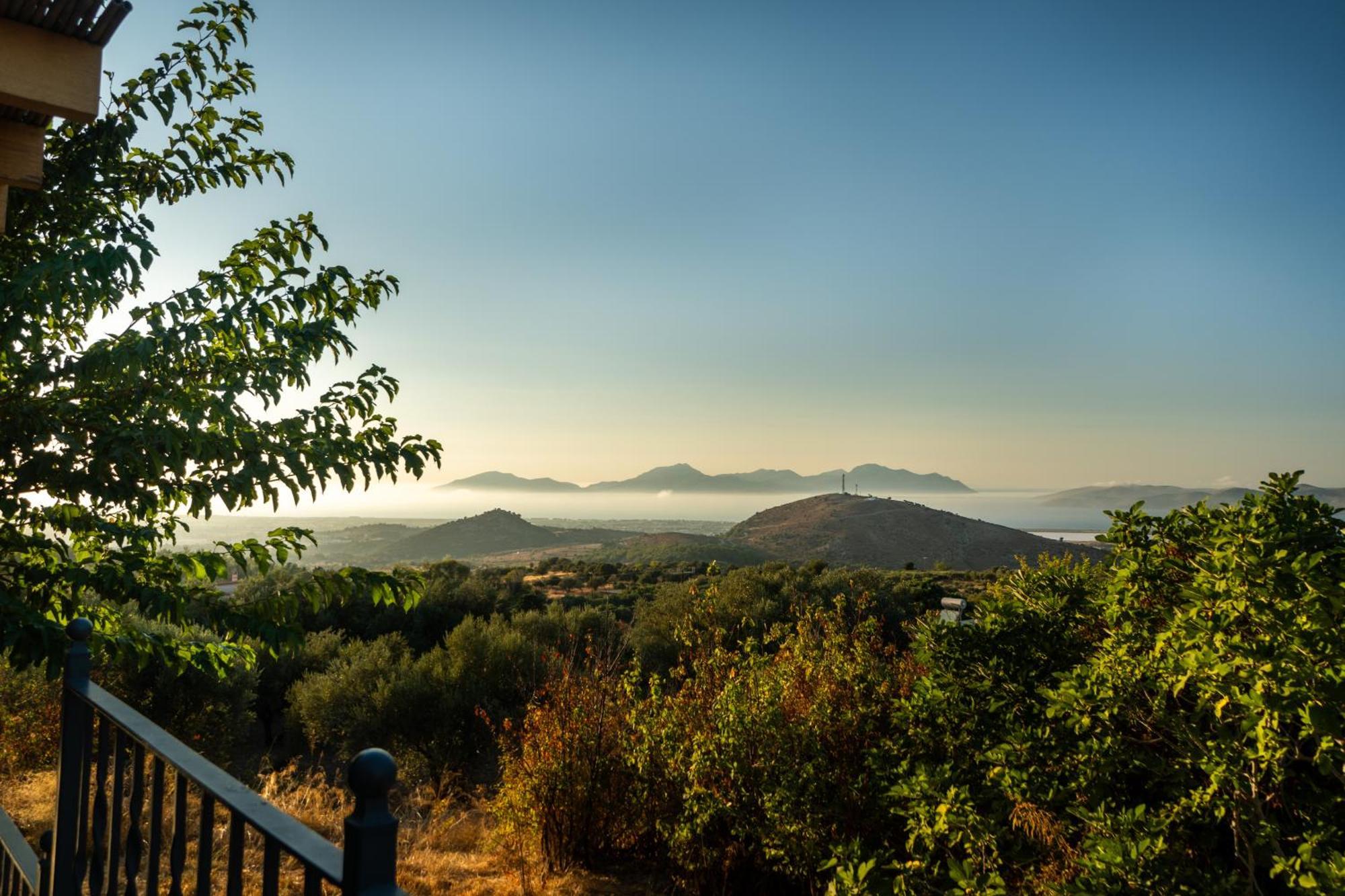 Villa Rosa - Luxury Villas With Panoramic Views Lagoudi Zia Bagian luar foto