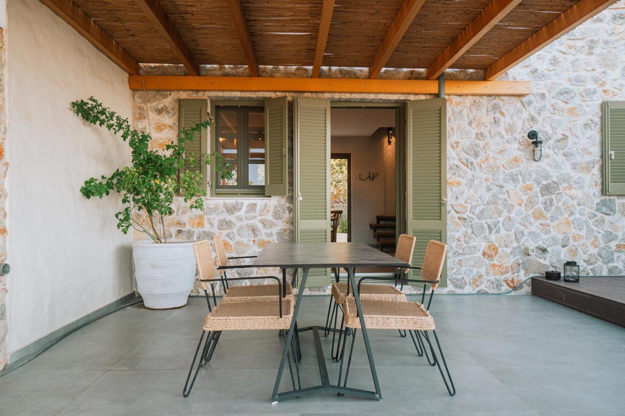 Villa Rosa - Luxury Villas With Panoramic Views Lagoudi Zia Bagian luar foto